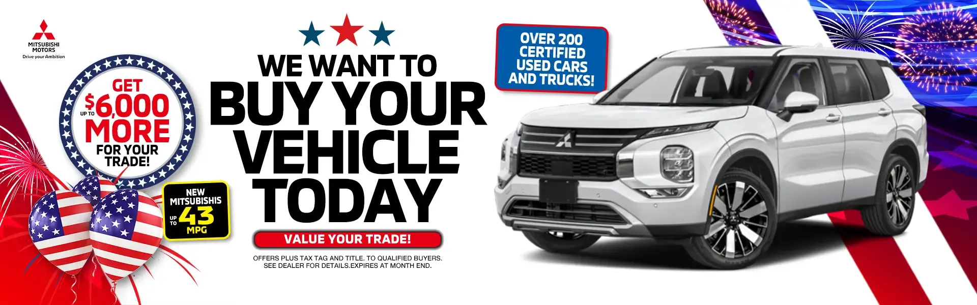 We Want To Buy Your Vehicle Today